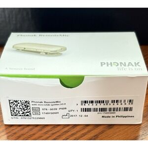 Phonak Remote Microphone for Use with ComPilot II and Air II